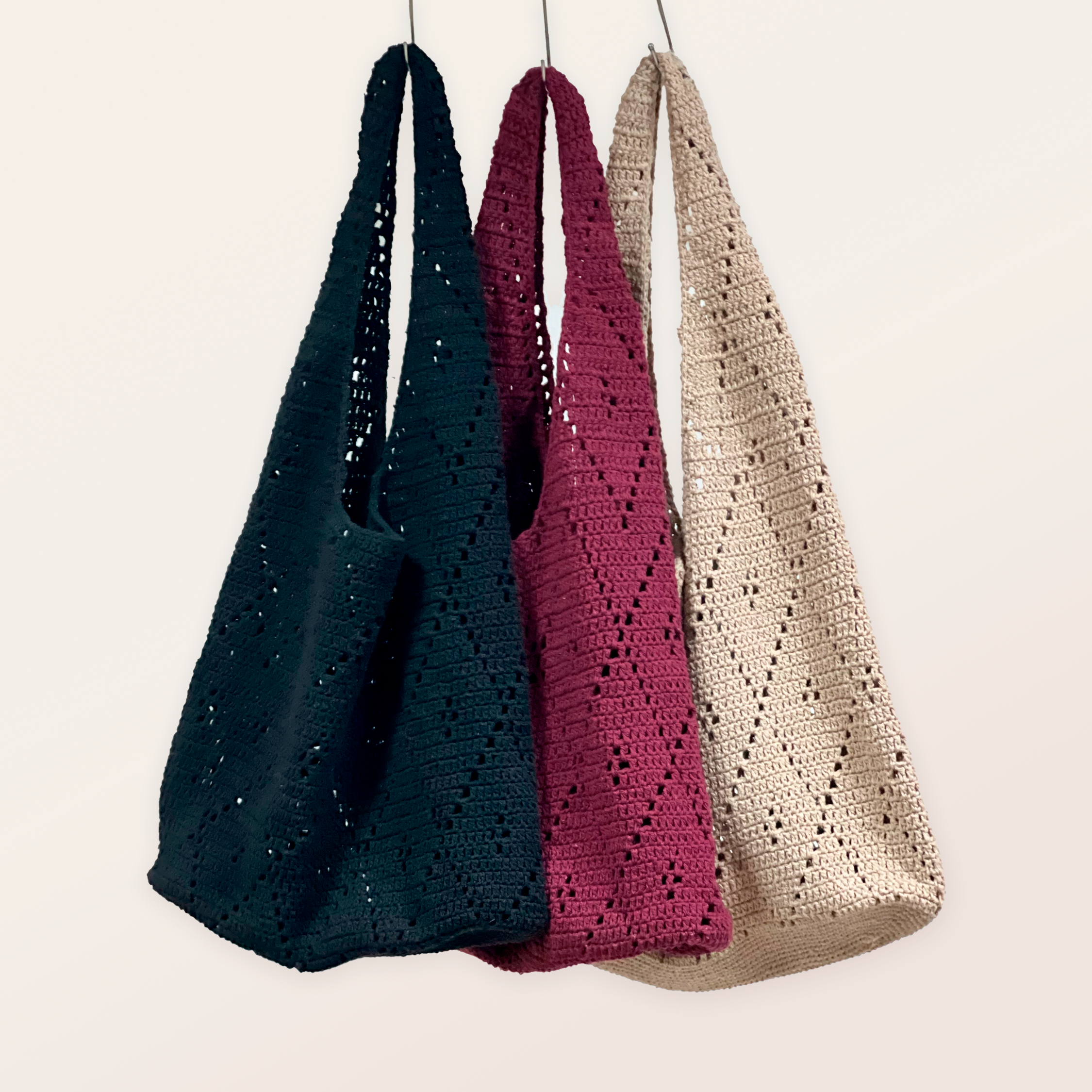 Bolsa TUDO Crochê