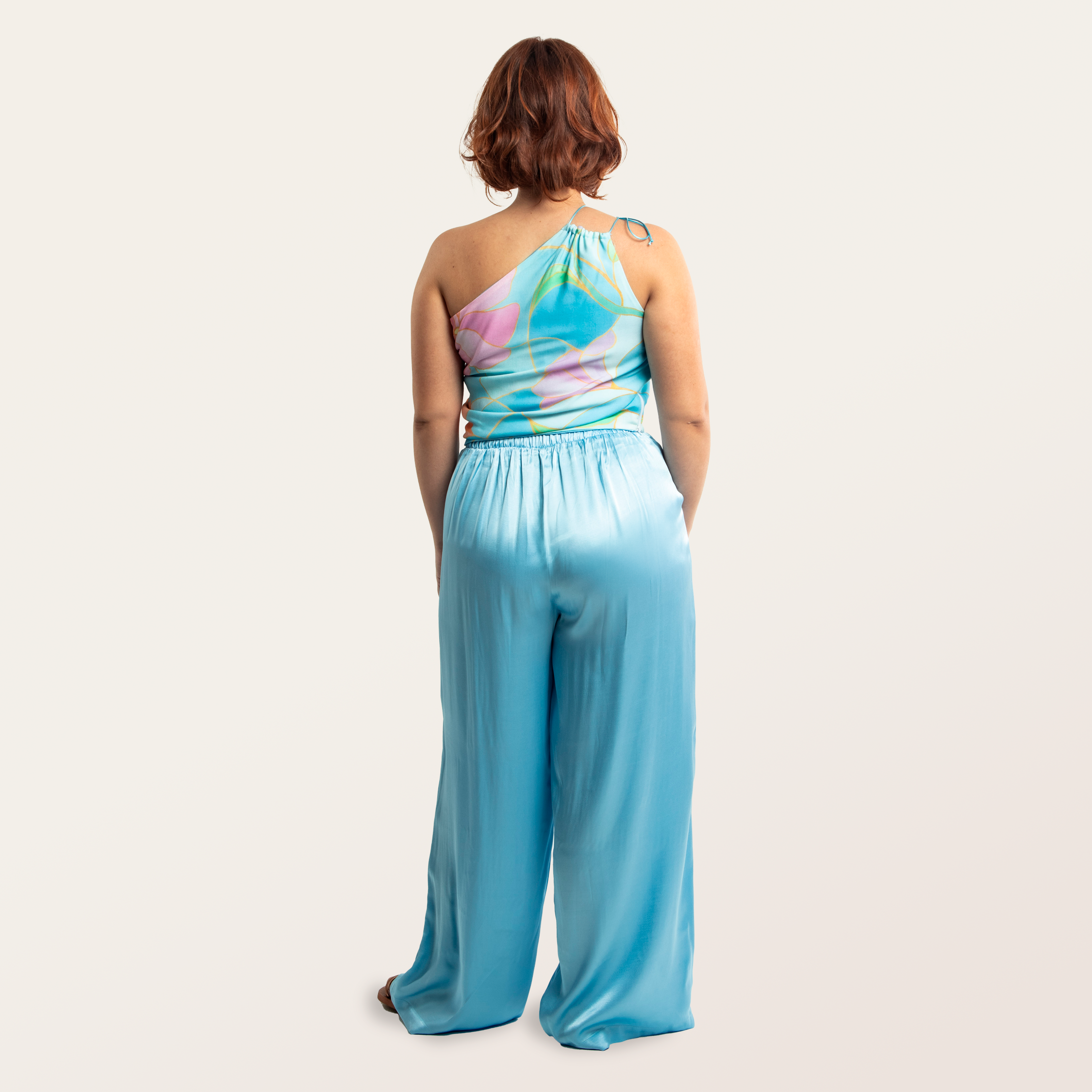 Calça Acetinada Vitrale
