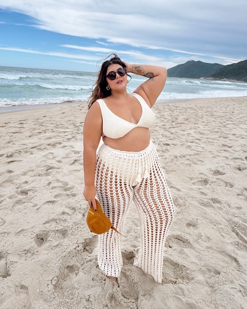 Calça Praieira Crochê
