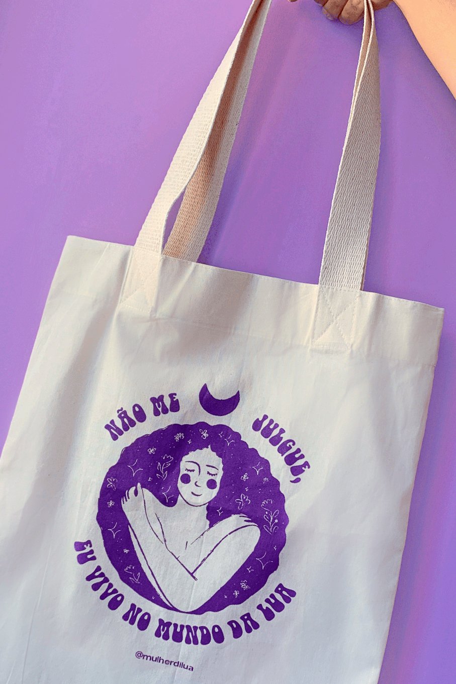 Ecobag de Algodão Cru Lunática