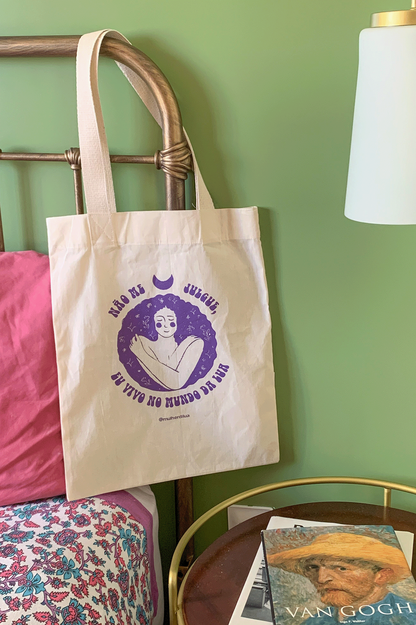 Ecobag de Algodão Cru Lunática